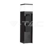 Paletto led con prese V-tac 3600W 16A IP44 nero VT-1197 - 23403 onforme]