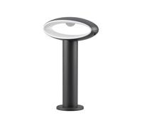 Paletto LED da Giardino 9W Esterno Luce Calda Naturale Grigio scuro V-TAC
