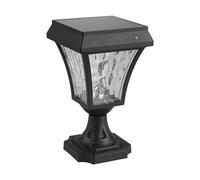 Paletto LED Solare Esterno 2W Giardino Luce Calda Regolabile Nero V-TAC VT-983