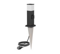 Paletto luminoso POLLY con picchetto a terra e cavo da 2 m per esterni 35 cm