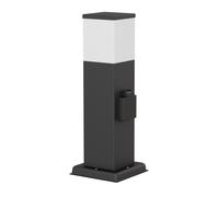 ledscom.de POLLY luce di bitta per esterni, 35cm, nero, attacco, incl. lampadina G9, 501lm, bianco caldo