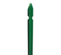 Paletto Palo per Recinzioni a T altezza 225 cm in Acciaio Plasticato Verde