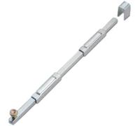 Combi Catenaccio a saldare verticale 205 Combi zincato 10x10 mm h 130 mm, 5 pezzi
