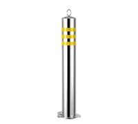 Paletto per Parcheggio Rimovibili, Dissuasori di Sicurezza for Parcheggi Paletto for Barriera Stradale in Acciaio Inossidabile for Traffico Stradale, 60 cm(1pcs)