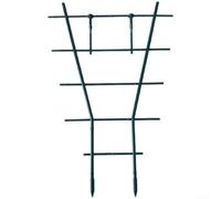 Paletto per piante rampicanti, in plastica, 38 cm, colore: verde | Ideale per spazi compatti, altezza personalizzata, per sostenere rami, crescita sana delle piante, facile da montare