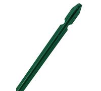 10 PALI PALETTI A T RECINZIONE ACCAIO PLASTIFICATO H 225 CM 3,5 MM SOSTEGNO RETE