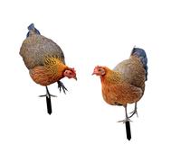 Paletto per statue di animali, cartello per galline, gallo, per cortile