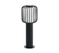 Paletto piccolo da esterno moderno design nero GL0461