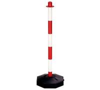Paletto pvc h900mm completo di base segnapercorso