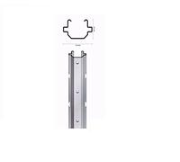 PALETTO recinzione PER VIGNA Profilo zincato misura 52X35 ALTEZZA 250CM, tutori