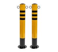 Paletto riflettente in acciaio for la sicurezza di vialetti e parcheggi(100cm 2pcs)