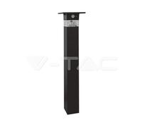 V-TAC Piantana Solare LED da Giardino 3W Con Sensore PIR Colore Nero 3000K IP54