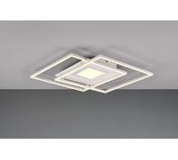 Palfoniera Via LED 2 quadrati metallo bianca 620710331