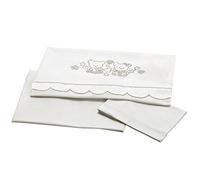 Pali 065811284 Set Lenzuolino Per Letto, Argento