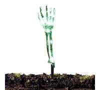 Pali a forma di scheletro, decorazioni da cortile per Halloween, braccio realistico, luci fantasma, puntelli per cimitero, per giardino, cortile, sentiero, esterno, anteriore, , decorazione