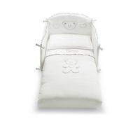 Pali - Coperta In Pile Letto Bosco - Bianco