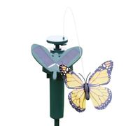 Pali da giardino a farfalla svolazzanti - Farfalla solare | decorativo per percorsi | Solare realistico a risparmio energetico per portico paesaggistica balcone giardinaggio cortile