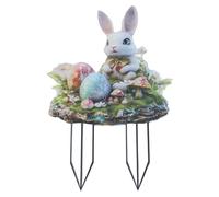 Pali da giardino design coniglietto unico per un'atmosfera esterna festiva
