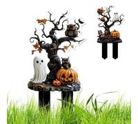Pali Da Giardino Di Halloween | Decorazioni Spaventose Da Esterno Per Cortile,Per Feste Stagionali Decorazioni Esterne Per Percorsi Portici Cortili Prati
