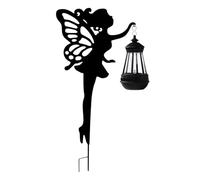 Pali da giardino Fata | Figura Solare da Esterno con Illuminazione | Decorazioni Fate - per Patio Cortile Portico Posteriore Cortile Prato Paesaggio