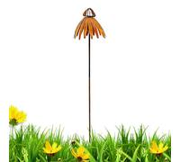 Pali da giardino, fiori di ferro retrò 76 cm, decorazione, da giardino retrò per decorazioni - per cortile, sentieri paesaggio, recinzione, compleanno, regalo di casa nuova