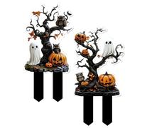 Pali Da Giardino Halloween, Decorazioni Halloween Esterni Segnali Da Giardino, Per Feste Stagionali Decorazioni Esterne Per Percorsi Portici Cortili Prati
