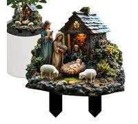 Pali da giardino, pali da giardino per esterni, decorazione da giardino, paletti decorativi decorativi in acrilico, paletti decorativi per casa, prato, giardino, chiesa, scuola