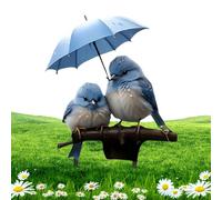 Pali Da Giardino Per Decorazioni - Stakes Acrilici 2D Decorativi per Uccelli da Esterno,Puntali Inserimento Arte Decorazioni Per Fiori Piante Vasi Percorsi Cortile