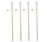 Pali Da Pesca A Magnete In Legno 4 Pcs Strumento Di Cattura Magnetica Per Bambini In Età Materna
