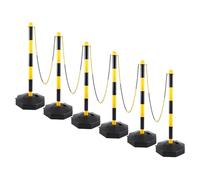 Pali Delimitatori Del Traffico, Barriere Di Sicurezza Del Traffico Regolabili Con Base Riempibile, Paletti Di Controllo Della Folla For Musei, Edilizia