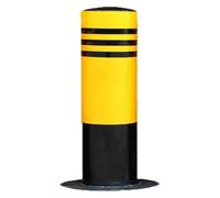 Pali di controllo del traffico, depositi stradali, pali avvitati, pali di sicurezza in acciaio con strisce riflettenti, pali di blocco parcheggio, pali fissi per uso esterno per veicoli(76 x 750 mm)