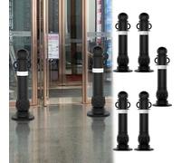 Pali di controllo del traffico per hotel, confezione da 1, 2, 3, 4, 5, 6, coni di avvertimento per impieghi gravosi con base larga da 9 pollici, pali di parcheggio riflettenti per aree sensibili al t