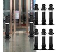 Pali di controllo del traffico per hotel, confezione da 1, 2, 3, 4, 5, 6, coni di avvertimento per impieghi gravosi con base larga da 9 pollici, pali di parcheggio riflettenti per aree sensibili al t