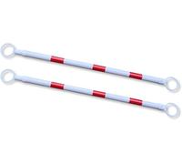 Pali di controllo della folla retrattili in PVC | Rosso Bianco 1/5 pezzi Utilizzo: controllo della folla(2 Pcs)