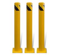 Pali di delimitazione per viali d'accesso, Barriera di avvertimento del traffico Messaggi Delineatori parcheggio 1/2/3/4 PZ 11,4x91 CM(1pcs)