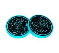 Pali di illuminazione della tazza - portabicchieri per auto | Illuminando le montagne russe delle auto | Posite auto a LED | 2 pezzi USB Light Up Cup Supporto | Luci per portabicchieri antiscivolo d