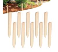 Pali di legno per piante 10 Pezzi Marcatori Rustici Stabili Decorativi