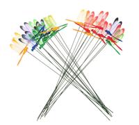 Pali di libellula artificiale 24 pezzi 8,5 cm Simulazione 3D Pali di animali