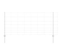 Pali di recinzione vidaXL 22 pcs U-Channel 100 cm Acciaio GalvanizzatoRecinzione metallica resistente