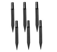 Pali di ricambio per luci da percorso, 6 paletti per luci solari in plastica da 157 mm - Picchetti da terra per da giardino - Pathway