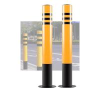 Pali di sicurezza da 2 pezzi for vialetti - Stanchion for dissuasore for barriera di parcheggio giallo for una migliore visibilità(100cm)