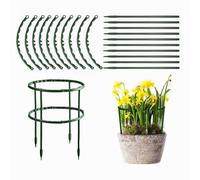 Pali di supporto per piante in plastica, grandi supporti per piante fai da te, gabbia di supporto per piante da giardino, per pomodori, monstera, peonia, ortensie, piante rampicanti, per interni ed