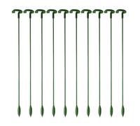 Pali di supporto per piante - pali per piante da giardino in metallo | 10 bastoncini di supporto per peonia | Gabbia per fiori alti da esterno, portafiori per orto CAPITOLO Orchidea Rose Pomodori