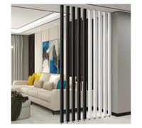 Pali divisori Regolabili con doghe in Legno - Colonne divisorie per la Privacy, Ideali per la casa e L'Ufficio, Una Soluzione Elegante per separare Gli spazi.