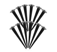 Pali for luce solare da 12 pezzi Pali da terra in alluminio resistente for luci da giardino esterne Illuminazione paesaggistica for prato resistente al vento