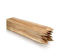 Pali in legno di faggio e legno quadrato 25 pezzi - lunghezze 40 cm - ideali per pali di recinzione, pali di recinzione, pali di alberi e giardinaggio, robuste aste per piante 25 mm x 25 mm