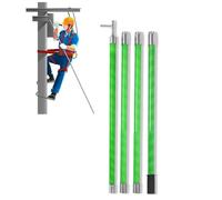 Pali Isolanti Elettrici Ad Alta Tensione, Aste di Prolunga per Manutenzione Linee/,Attrezzature Operative per Elettricisti, Strumenti di Sicurezza Elettrica Ad Alta Tensione,10kv,4m/13ft
