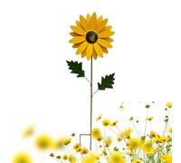 Pali Metallici a Decorazione d'Arte in Ferro Colorato a Girasole
