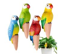 Pali per acqua, punte per irrigazione, 4 pezzi, in terracotta, per pappagalli, di irrigazione automatico, picchi d'acqua, pali in vaso a lento rilascio per fioriere da serra