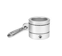 Pali per bandiera in alluminio Anelli Spinner Design Cuscinetto Gancio in acciaio inox antiruggine Adatto da 0,9 a 1,05 pollici Aste per bandiere esterne resistenti Anelli per bandiere